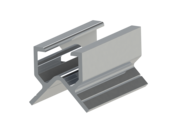 Aluminium mounting profile for safety contact edges